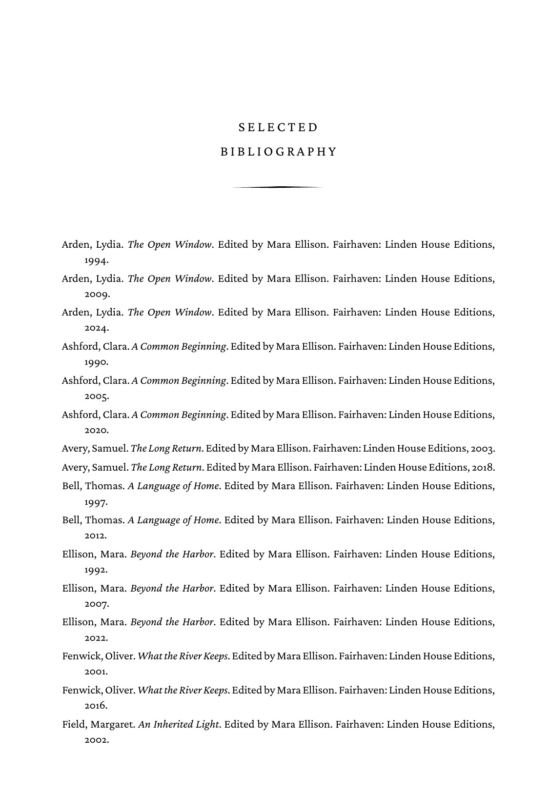 Bibliography
