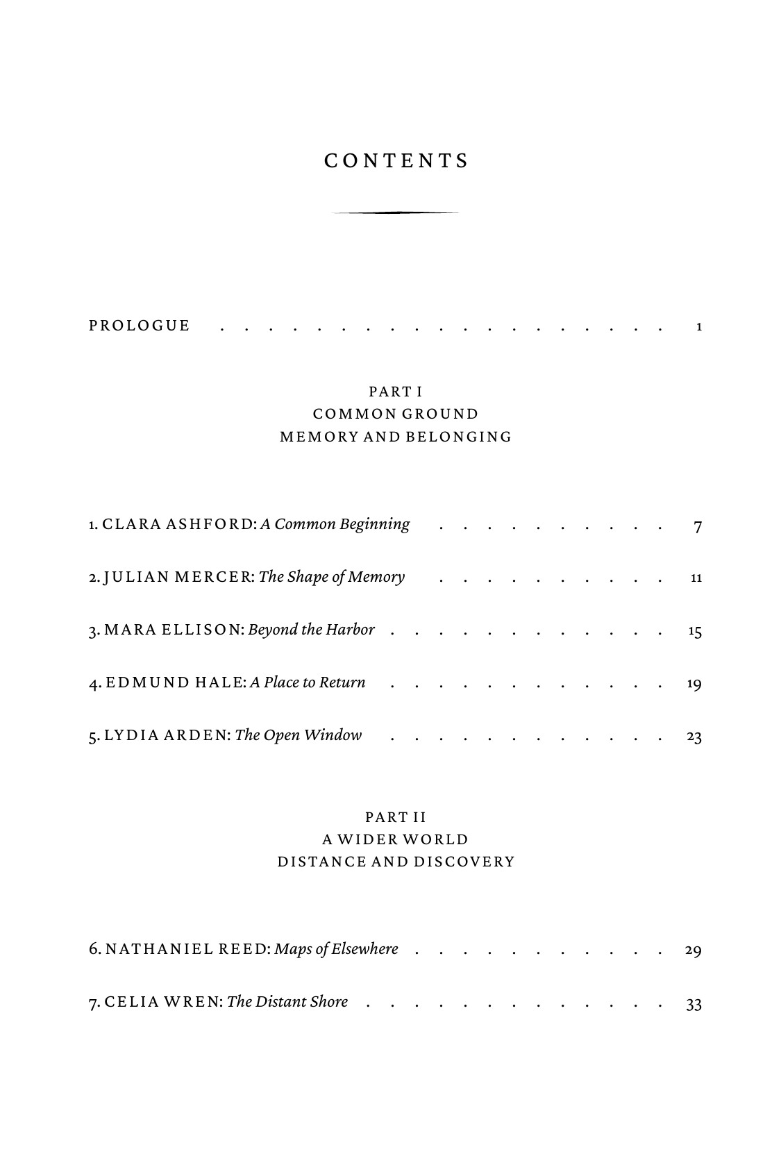 Contents