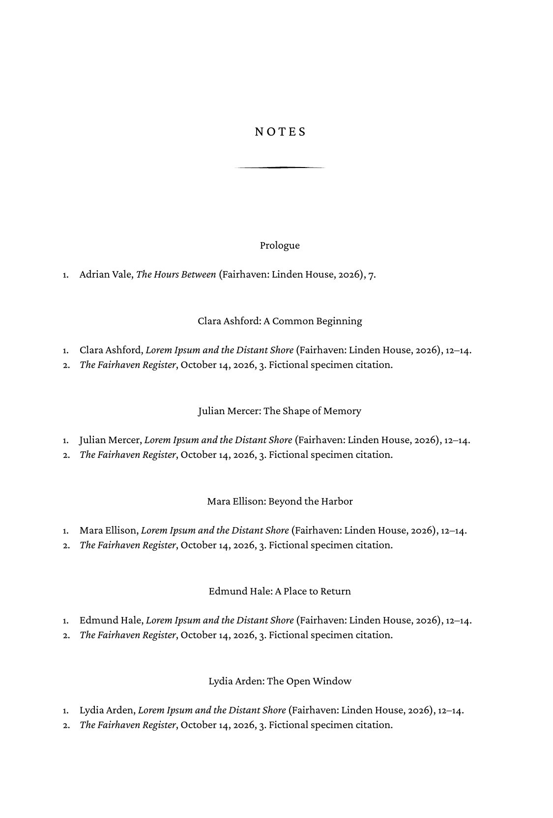 Source Notes